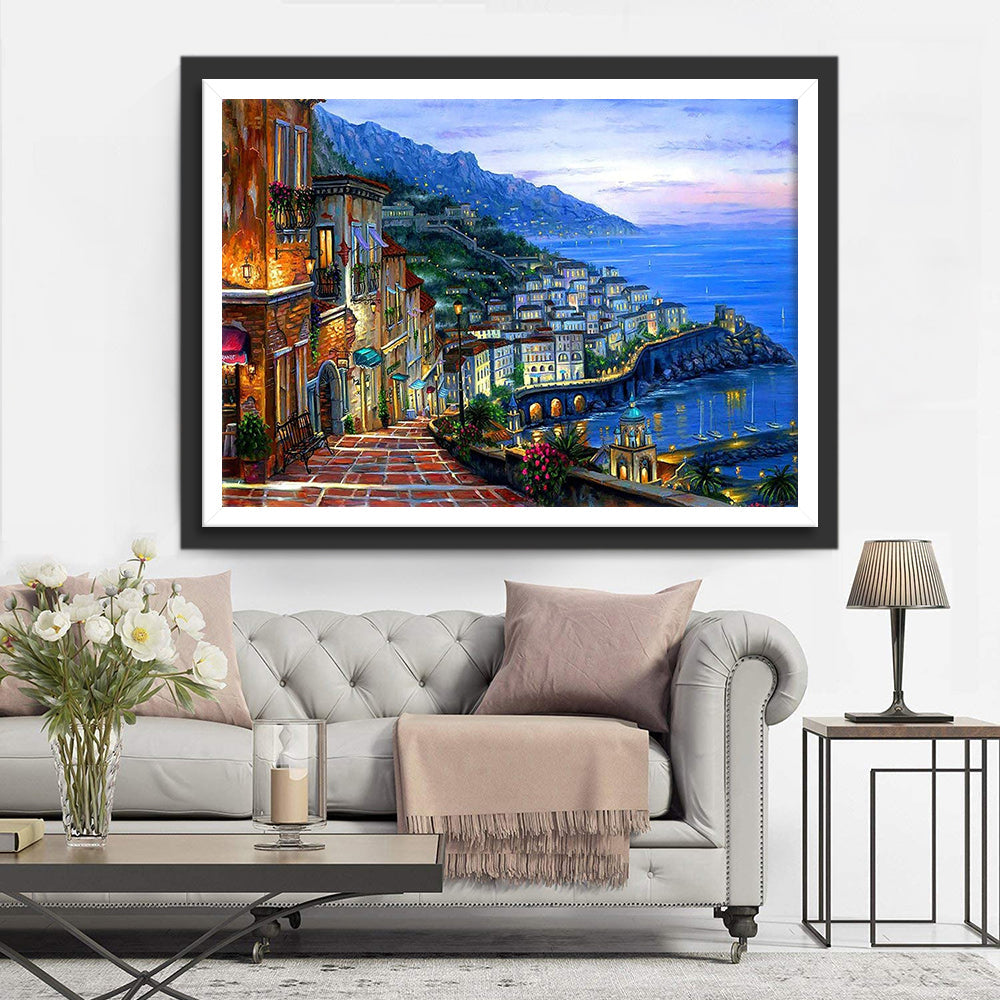 Rustige Kustplaats Diamond Painting