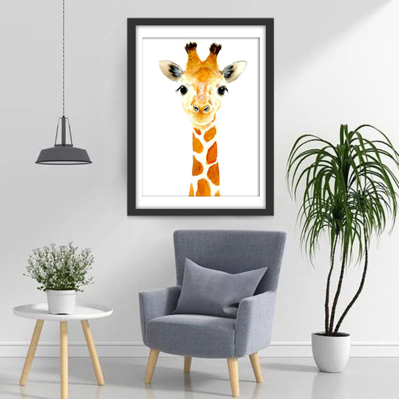 Schattige Giraf Diamond Painting