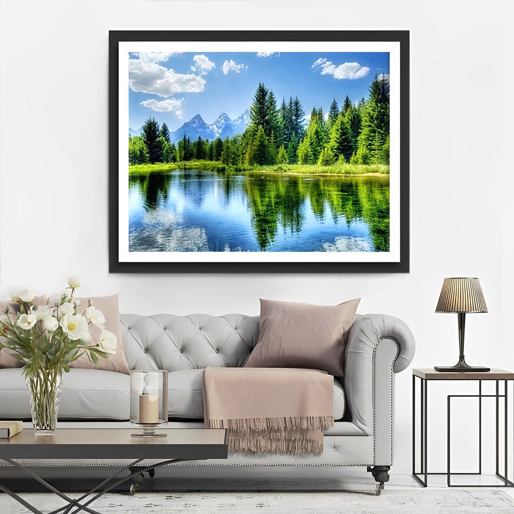 Serene Natuurpracht Diamond Painting