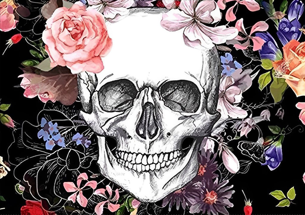 Sfeer van Fantasiebloemen Diamond Painting