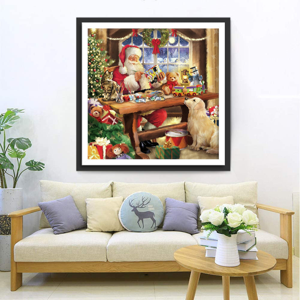 Sinterklaas en de Dieren bij het Speelgoed Diamond Painting