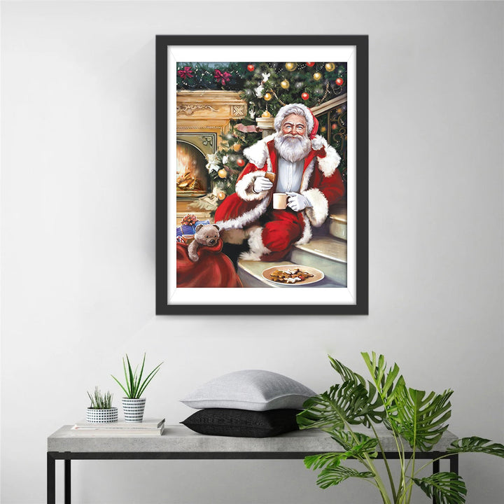 Sinterklaas' Kerstvreugde Diamond Painting