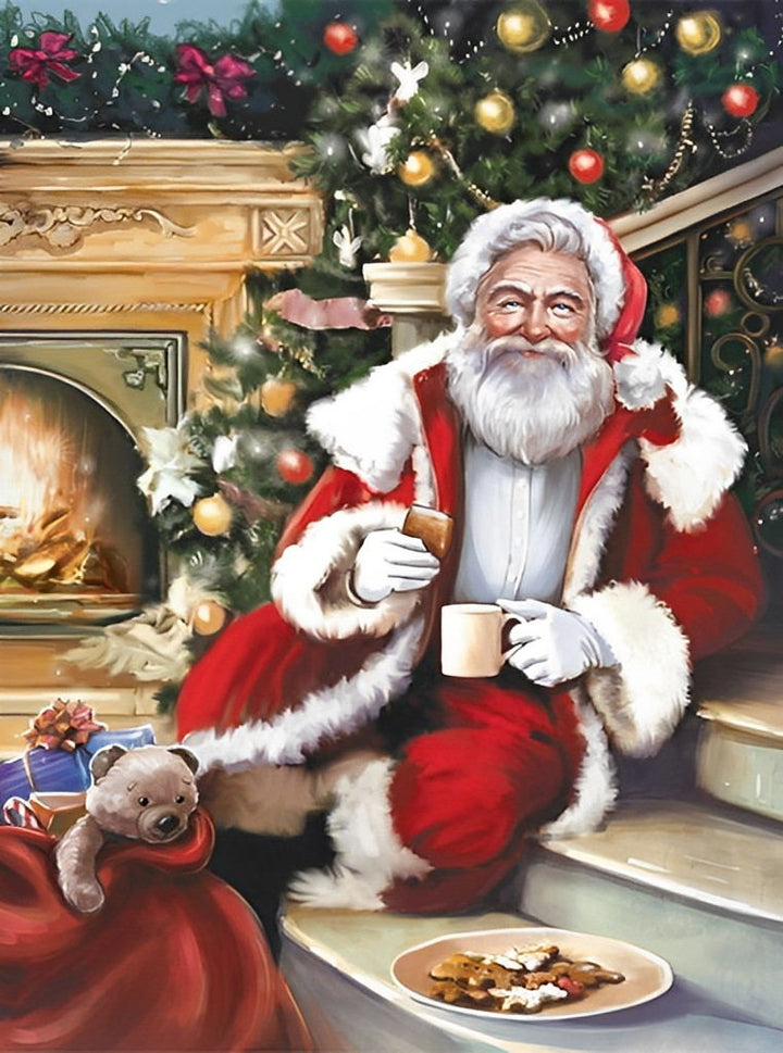 Sinterklaas' Kerstvreugde Diamond Painting