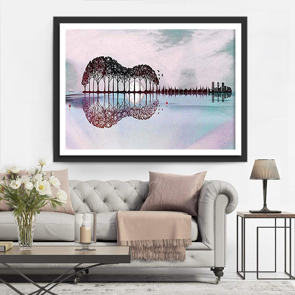 Spiegeling van Stilte Diamond Painting