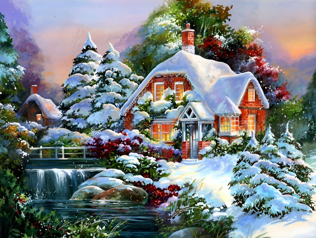Sprookjesachtig Huisje Diamond Painting