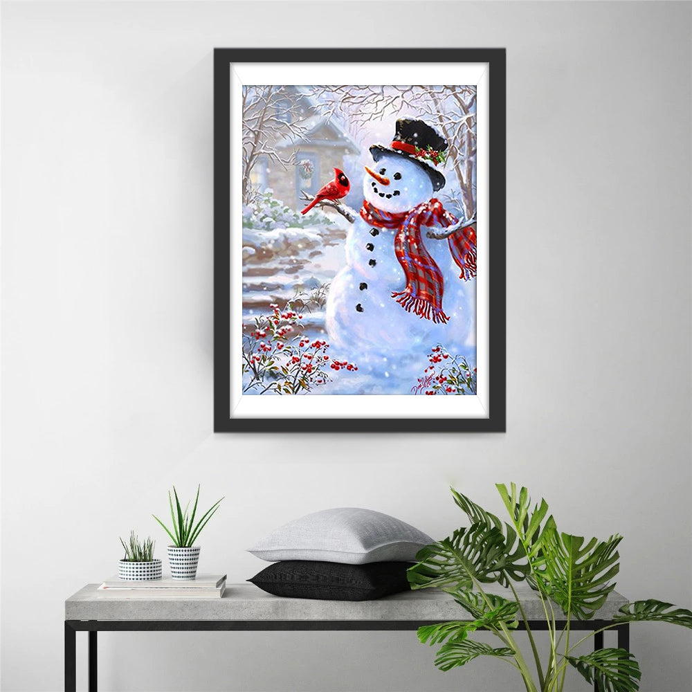 Sprookjesachtig Wintertafereel Diamond Painting