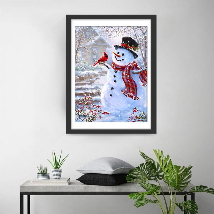 Sprookjesachtig Wintertafereel Diamond Painting
