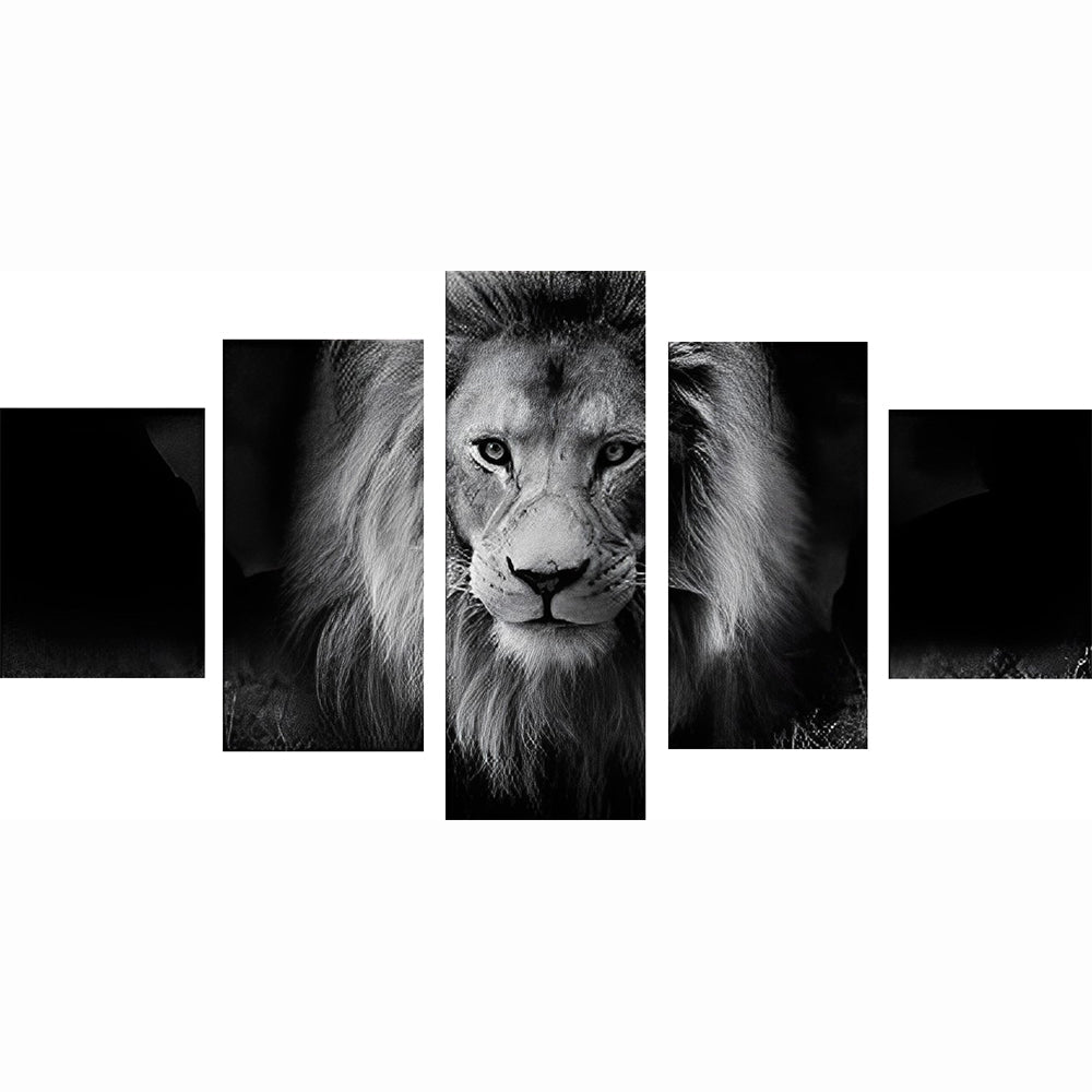 Statige Koning der Dieren 5 Platen Diamond Painting