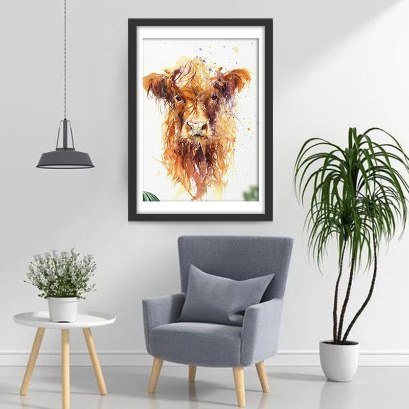 Stille Koe Diamond Painting