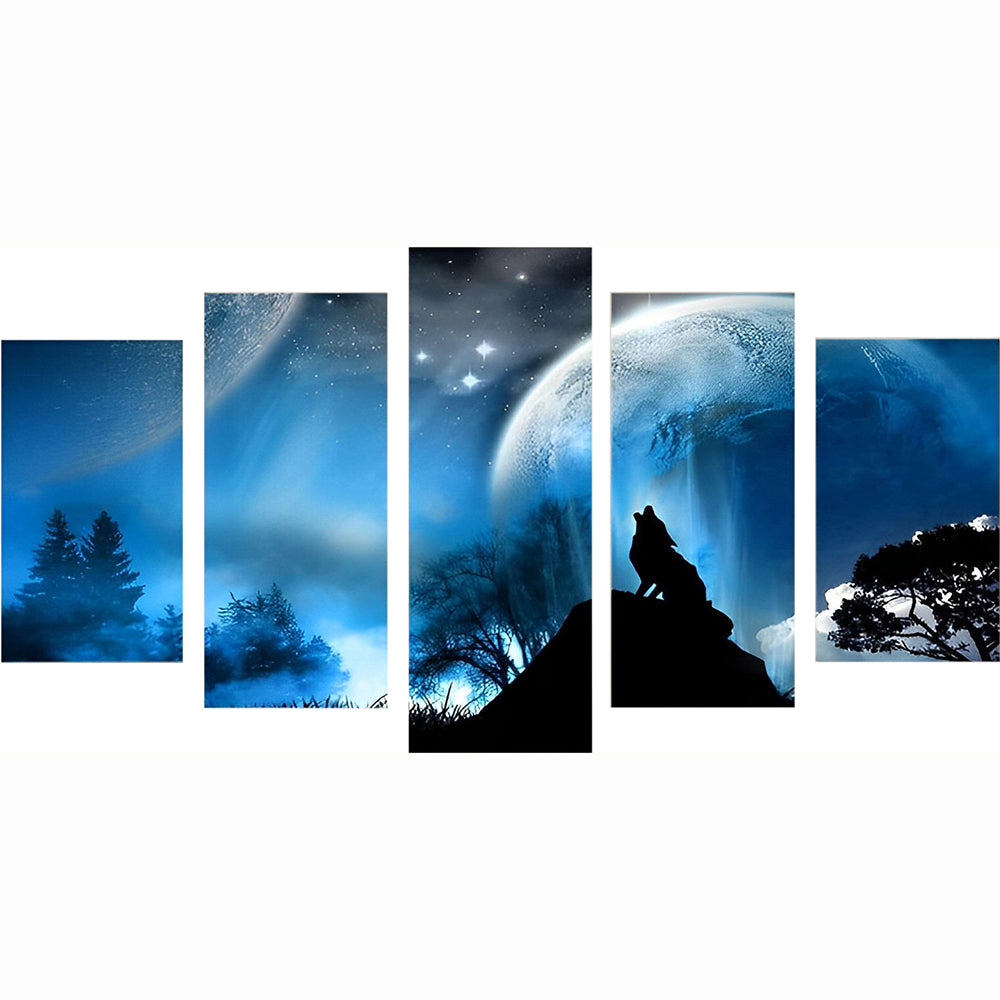 Stille Nachtgeheim 5 Platen Diamond Painting