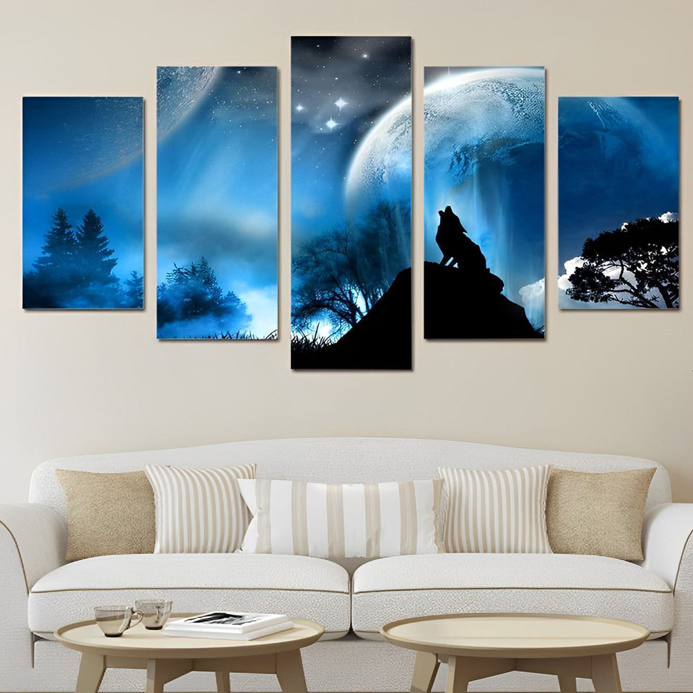 Stille Nachtgeheim 5 Platen Diamond Painting