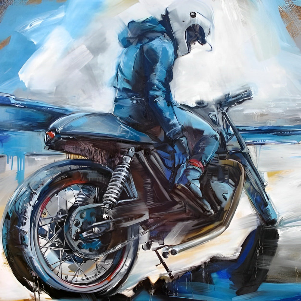 Stoer Vrij Beeld Diamond Painting