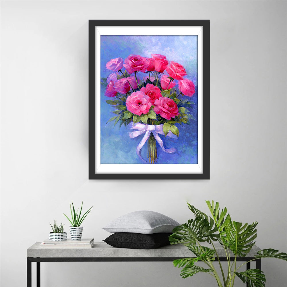 Surrealistisch Rozenpakket Diamond Painting