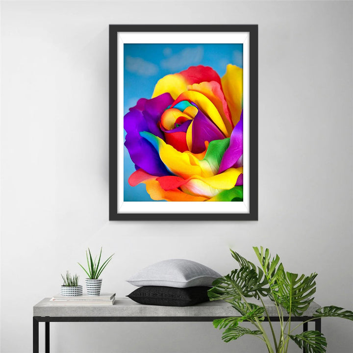 Surrealistische Bloemenpracht Diamond Painting
