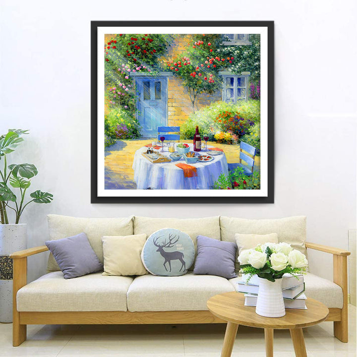Tafel vol Lekkernijen Diamond Painting