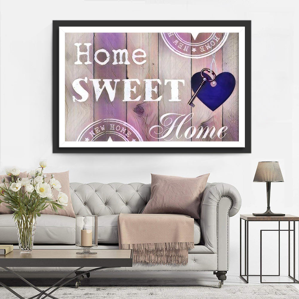 Thuis, Liefdevol Thuis Diamond Painting