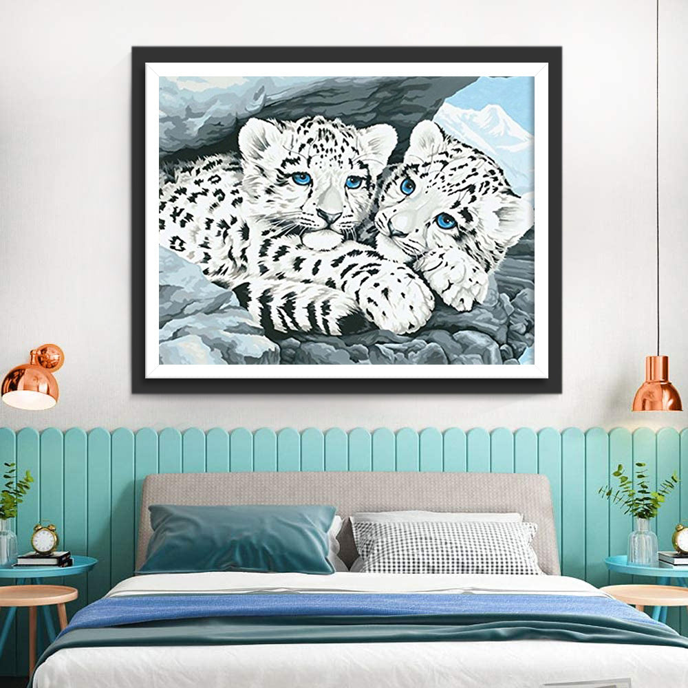 Tijger in de Grot Diamond Painting