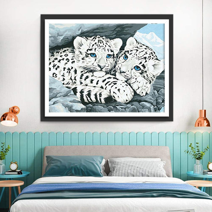 Tijger in de Grot Diamond Painting