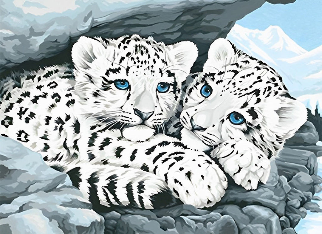 Tijger in de Grot Diamond Painting