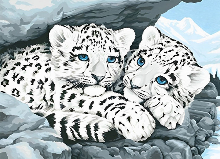 Tijger in de Grot Diamond Painting