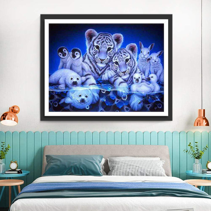 Tijgers en Andere Wezens Diamond Painting