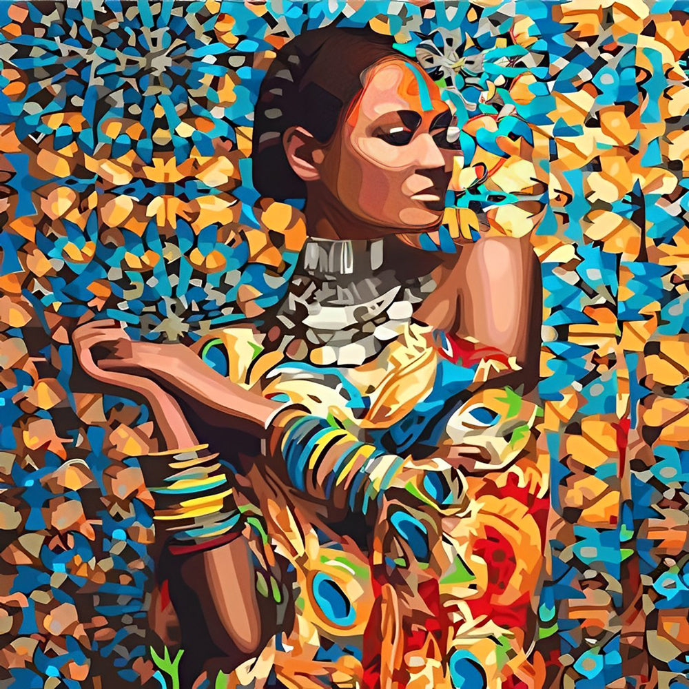 Traditioneel Artistiek Beeld Diamond Painting