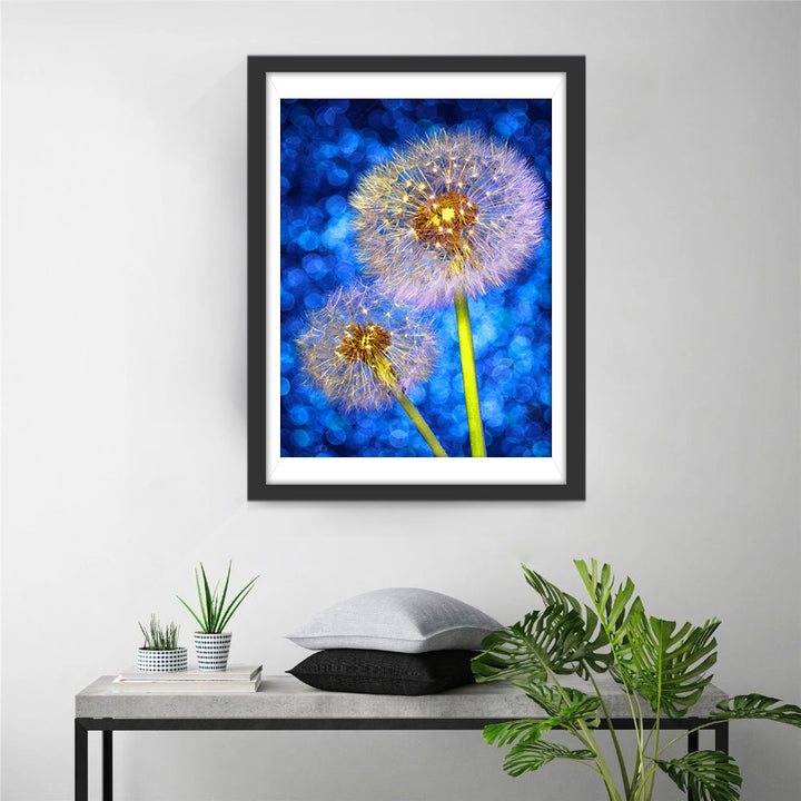 Twee Paardenbloemen Diamond Painting