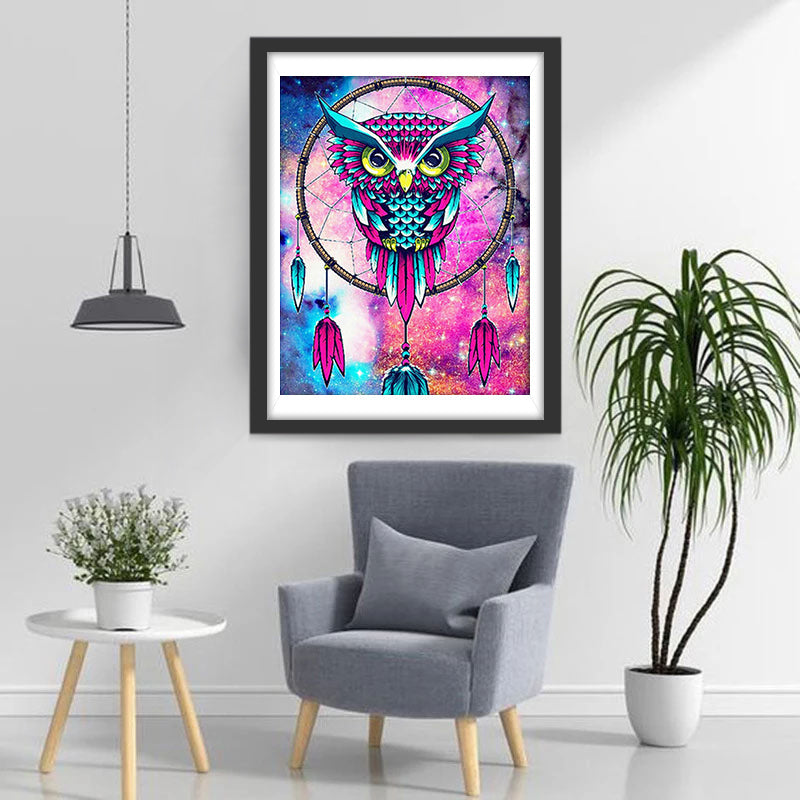 Uil-dromenvanger Diamond Painting