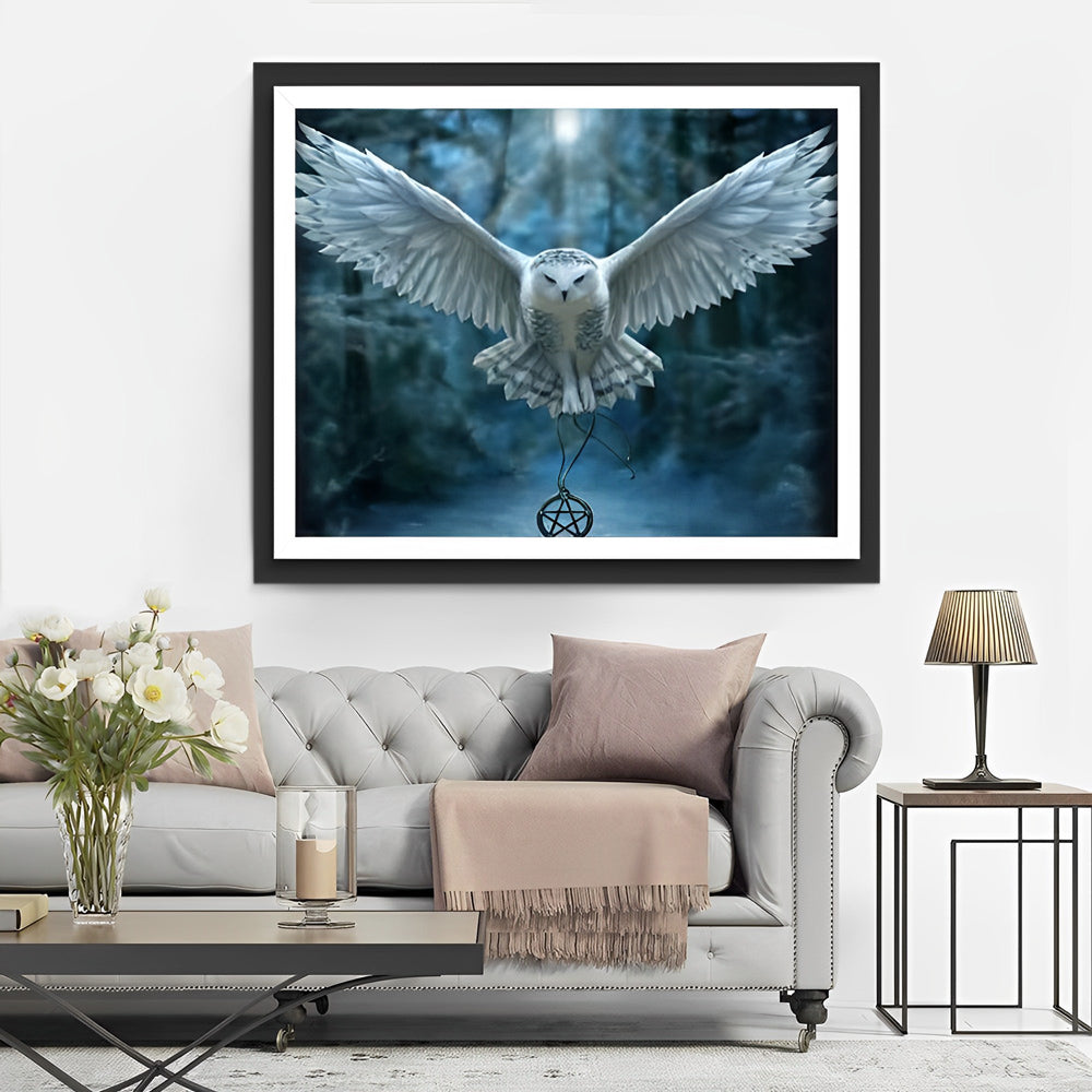 Uil met Hanger Diamond Painting