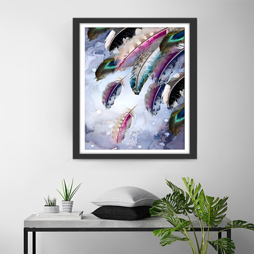 Vederachtige Pracht in Water Diamond Painting