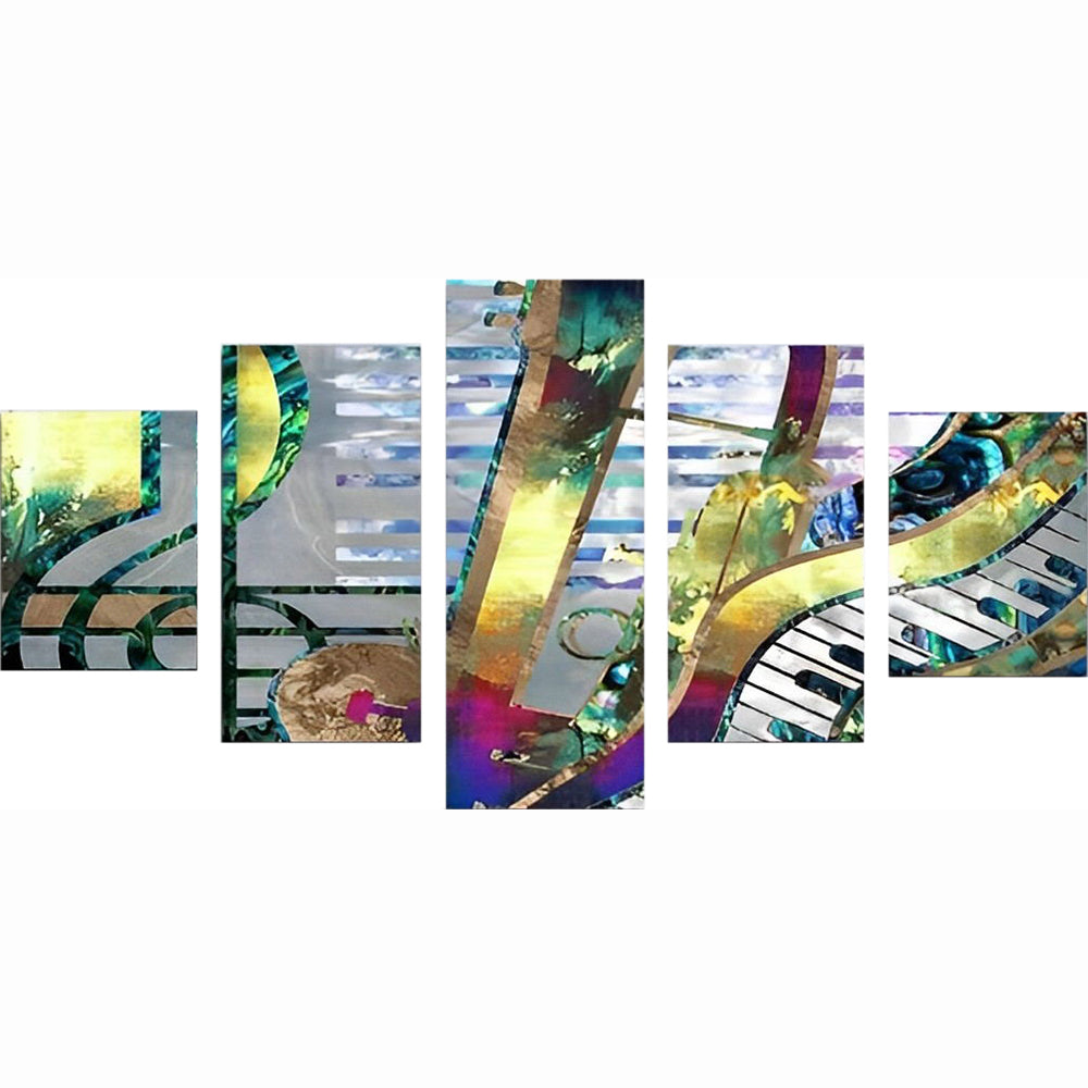 Veelzijdig Muziekgebeuren 5 Platen Diamond Painting