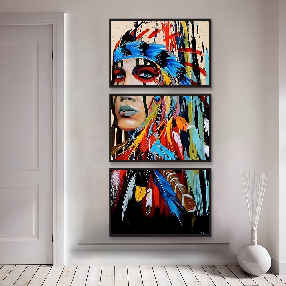Verbluffende Feather-Decorati 3 Platen Diamond Painting
