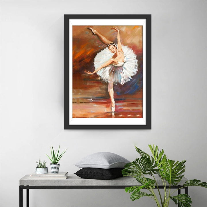 Verfijnde Ballerina in de Glinsterende Ambiance Diamond Painting