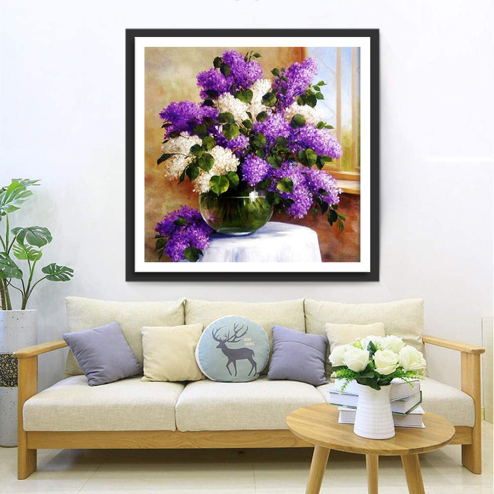Verfrissende Bloemenpracht Diamond Painting