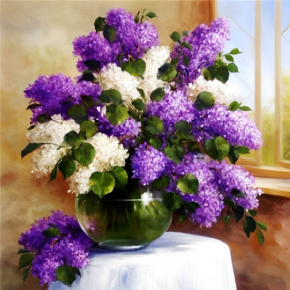 Verfrissende Bloemenpracht Diamond Painting