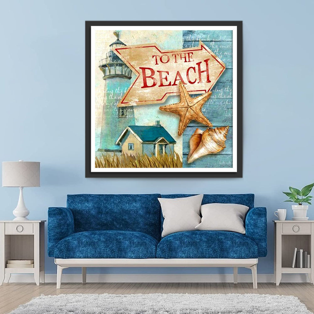 Verlangen naar het Strand Diamond Painting