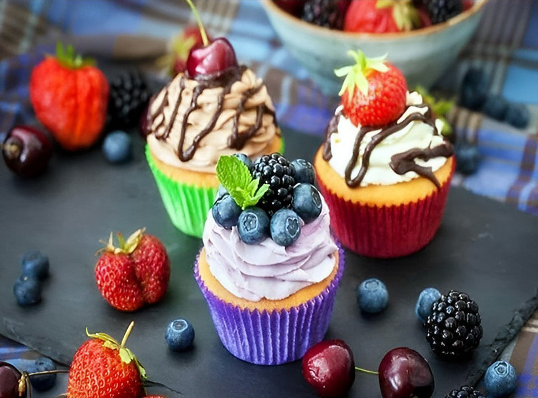 Verleidelijke Cupcake-serie Diamond Painting
