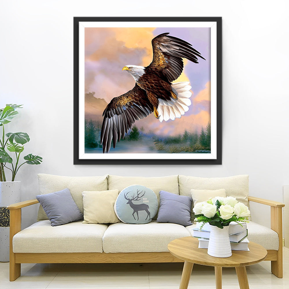 Vliegende Adelaar Diamond Painting