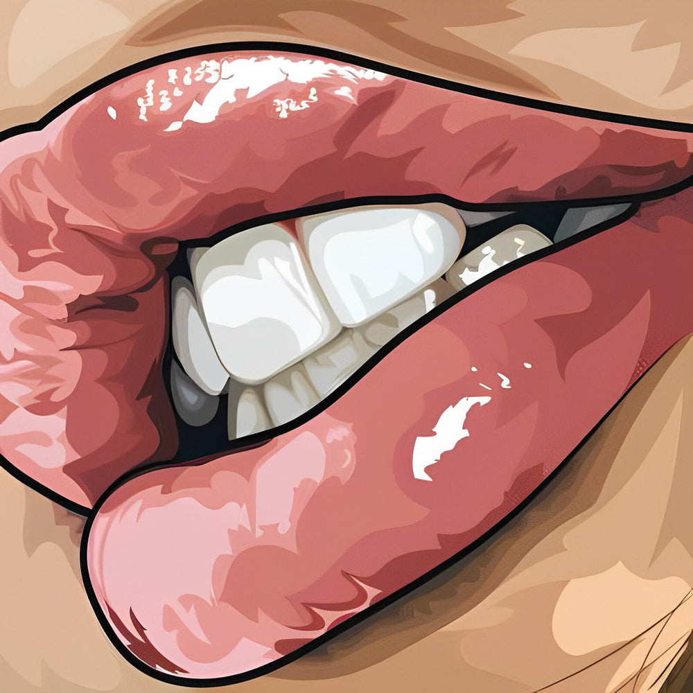 Volle Lippen Diamond Painting