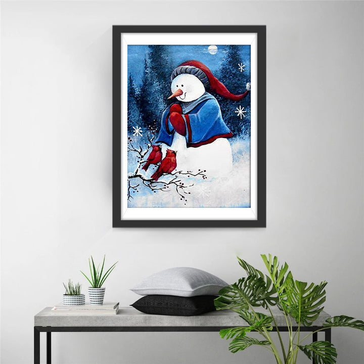Vriendjes in de Sneeuw Diamond Painting