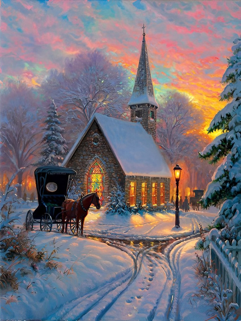 Winters Plaatj Diamond Painting