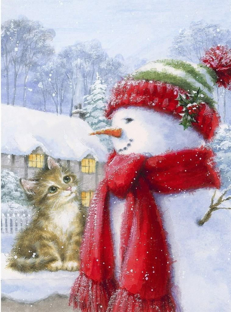Winterse Warmte Diamond Painting