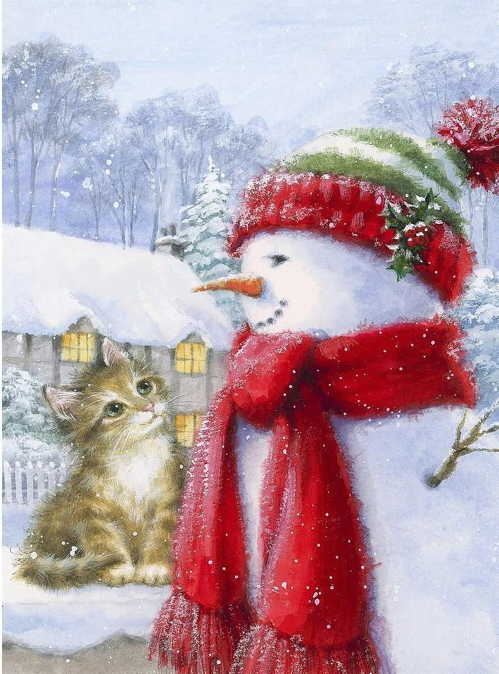 Winterse Warmte Diamond Painting