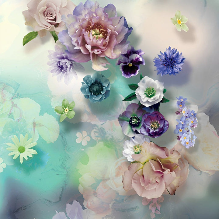 Zachte Bloemenpracht Diamond Painting