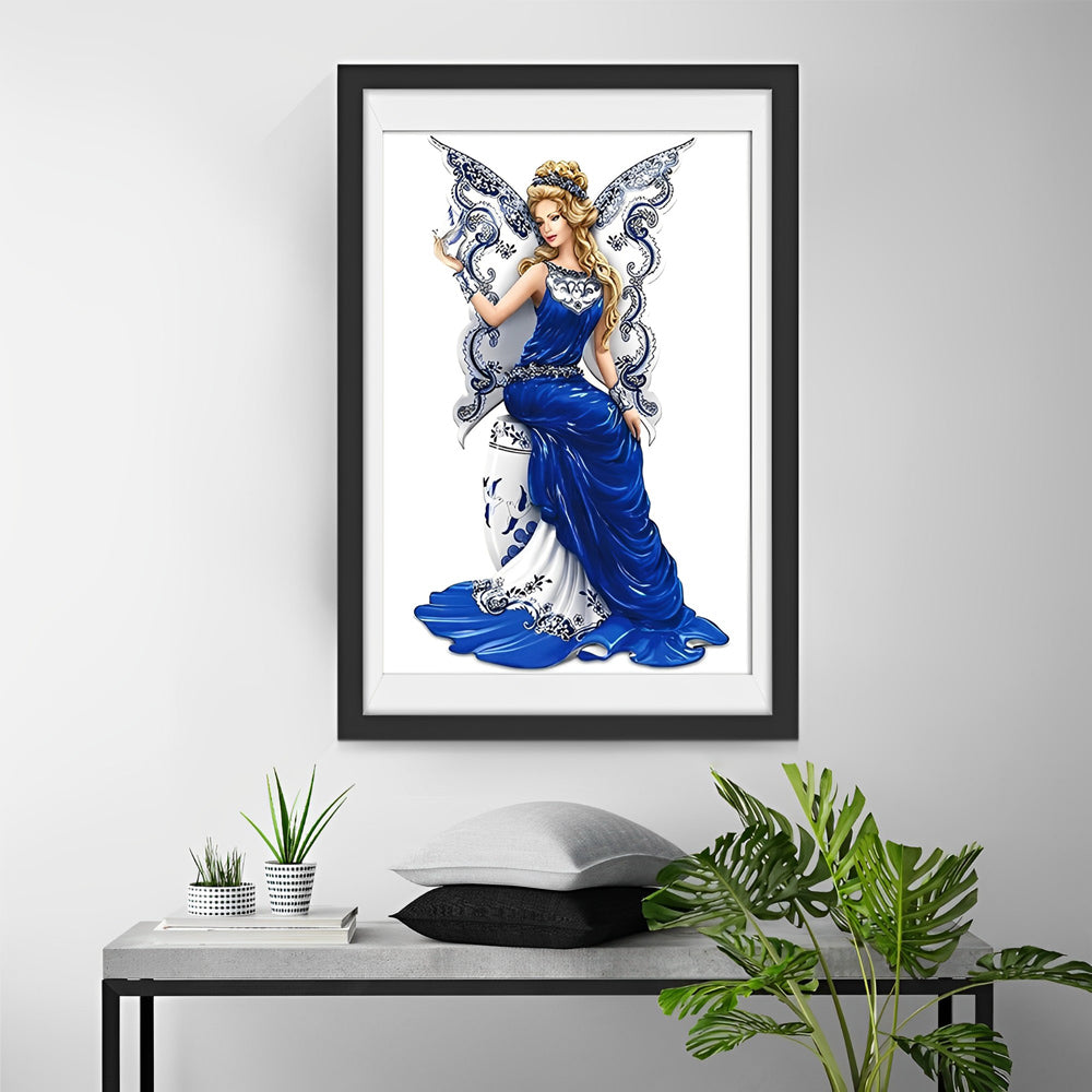 Zachte Gratie in Vleugels Diamond Painting