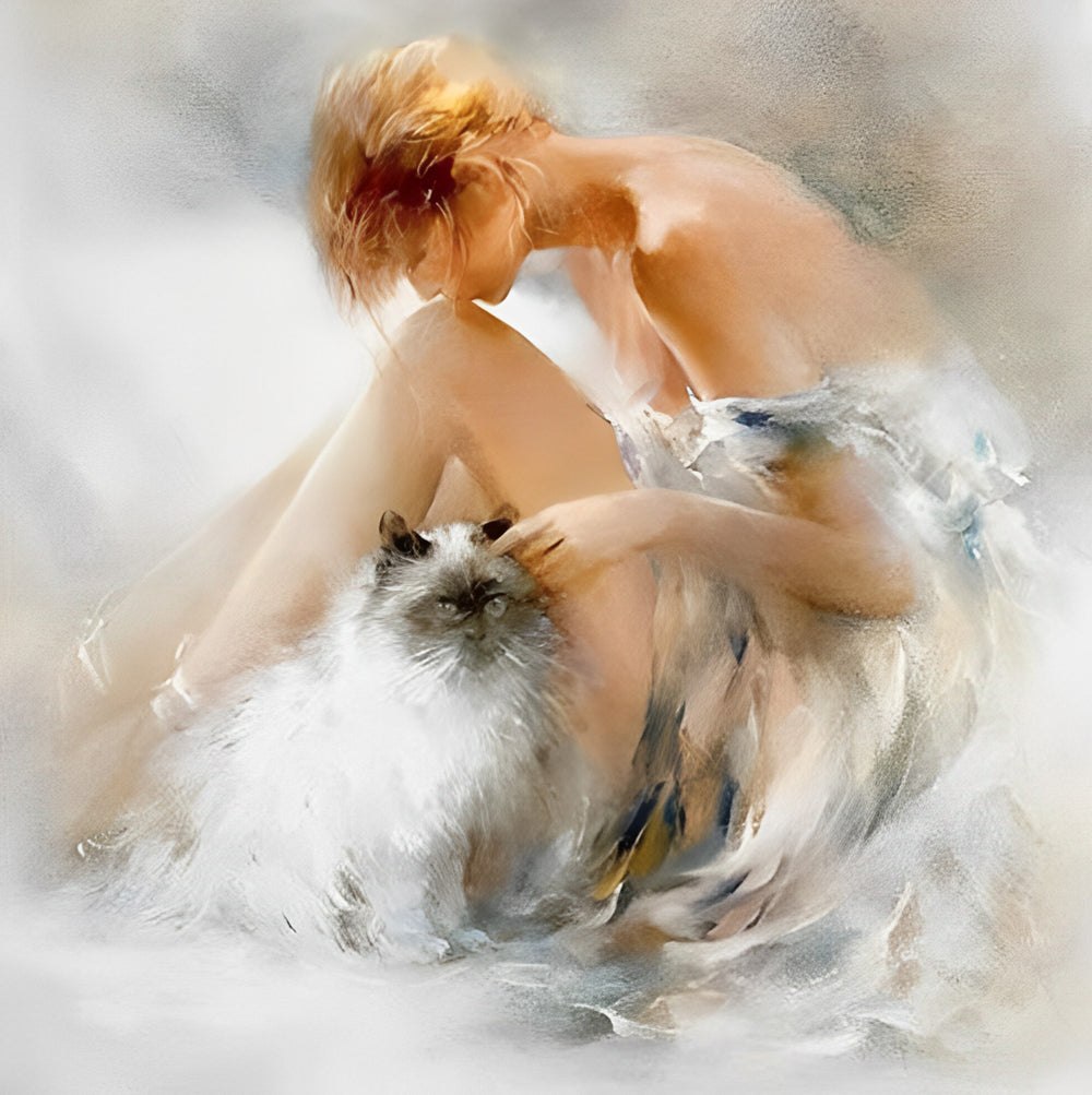 Zachte Intimiteit Diamond Painting