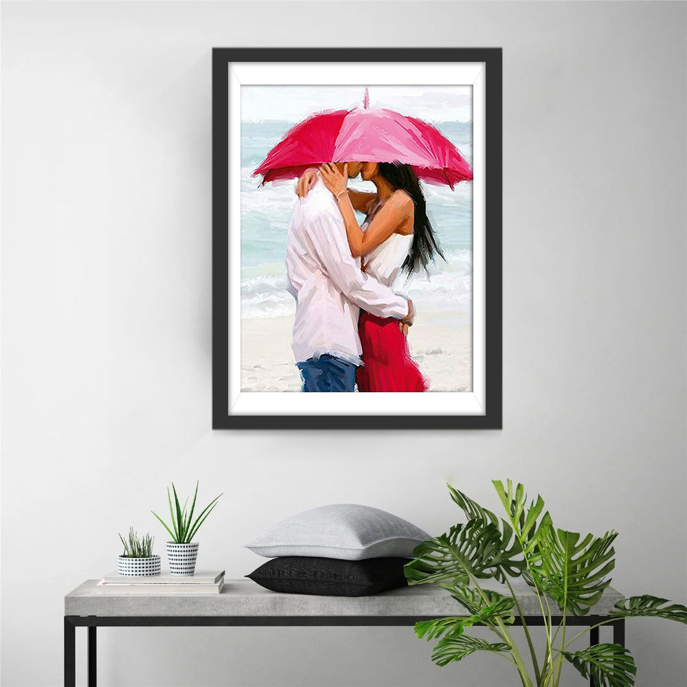 Zeewind en Romantiek Diamond Painting