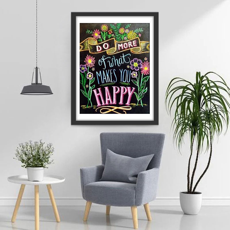 Geluk Voorop Diamond Painting