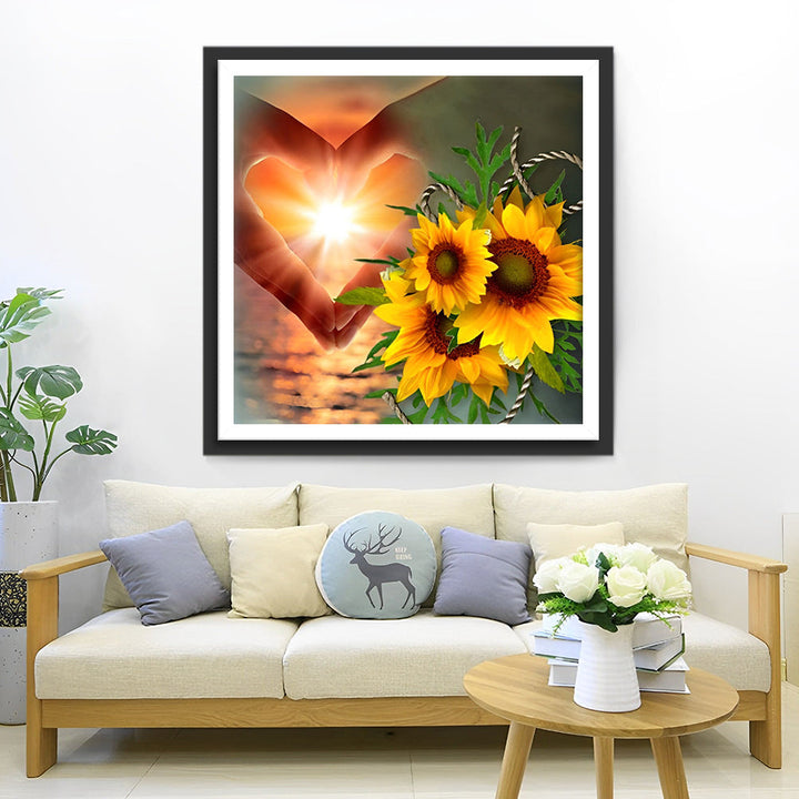 Zonnebloem Diamond Painting