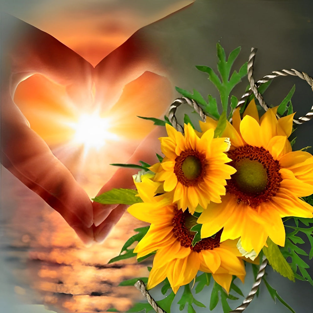 Zonnebloem Diamond Painting